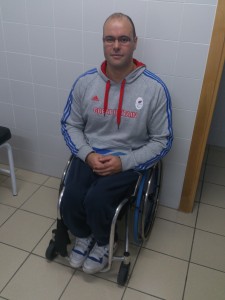 Rafael Muiño, jugador del CD Fundosa Once de baloncesto en silla de ruedas